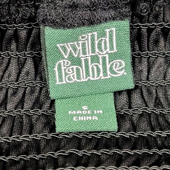 Wild Fable Swiss Dot Tiered Tulle Ruffle Whimsygoth Mini Dress Size S - Picture 4 of 6